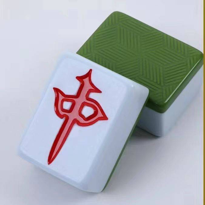 Green single, mahjong number 40, 144